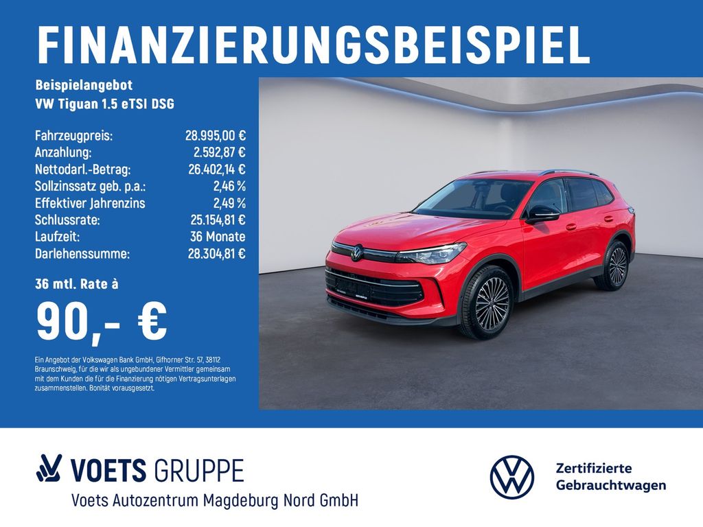 Tiguan  1.5 eTSI   DSG Goal LED+NAVI+AHK+ACC+PDC