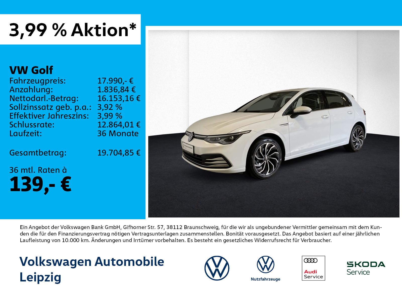 Volkswagen Golf VIII 1.5 TSI Style*ACC*Navi*APP*PDC