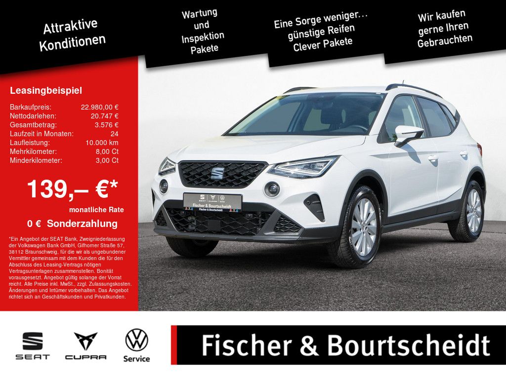 Seat Arona 1.0 TSI Style LED PDC SHZ KAMERA NAVI