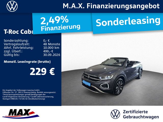 T-Roc Cabriolet 1.0 TSI STYLE GOAL LED+KAMERA+PD