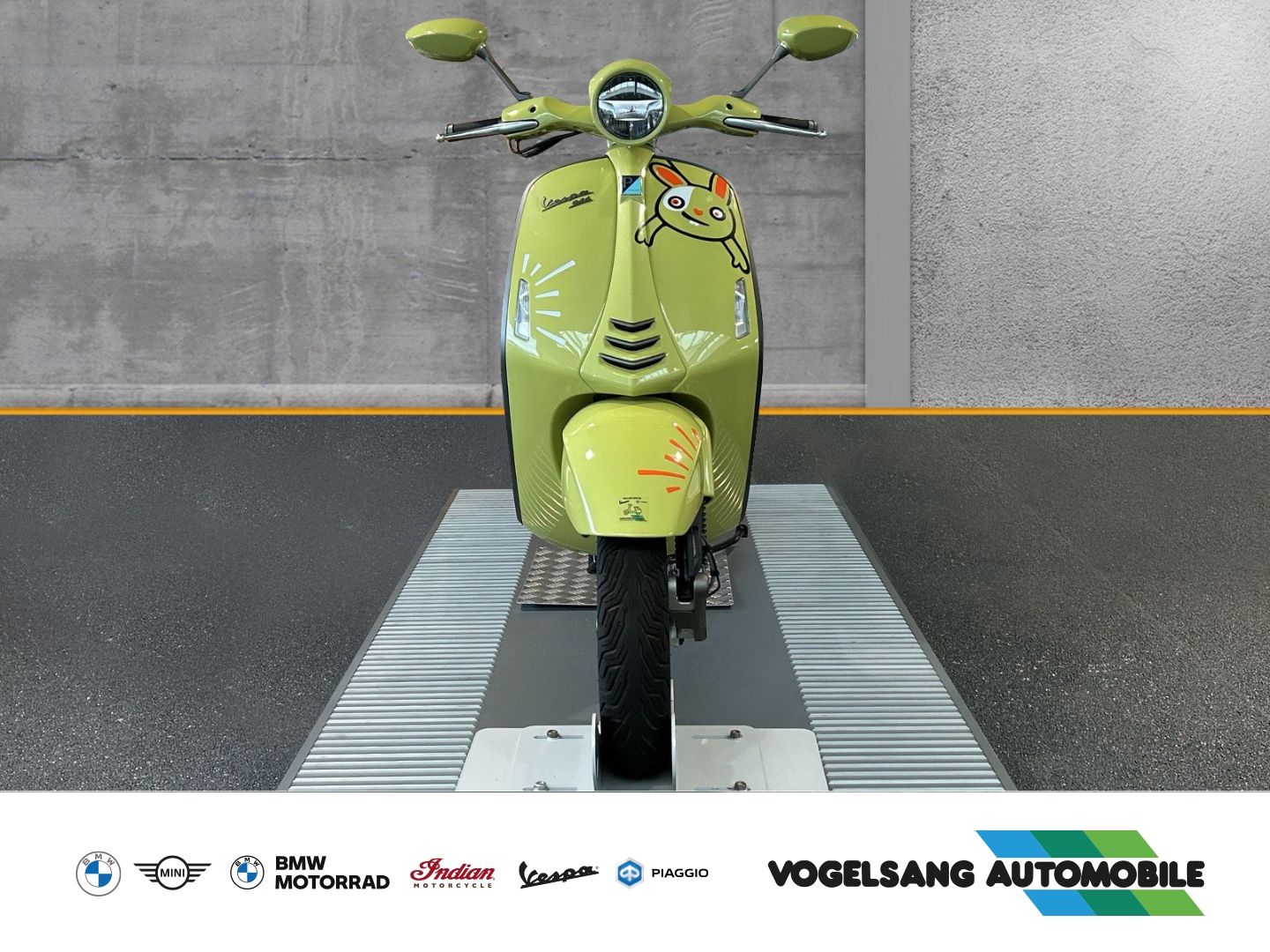 Fahrzeugabbildung Vespa 946 Sondermodell Bunny, Modell-Nr: 854, Tageszul