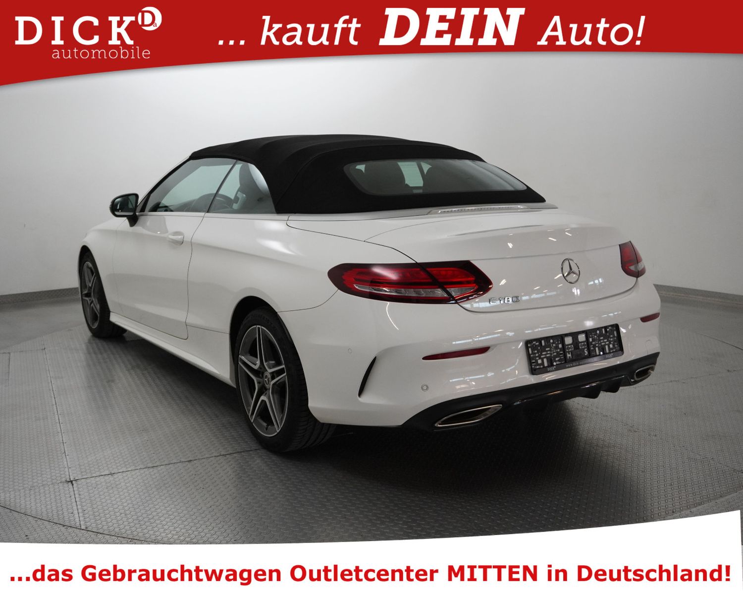Fahrzeugabbildung Mercedes-Benz C 180 Cabrio 9G 2X AMG AIRSC+KAM+LED+ACC+NAV+SHZ