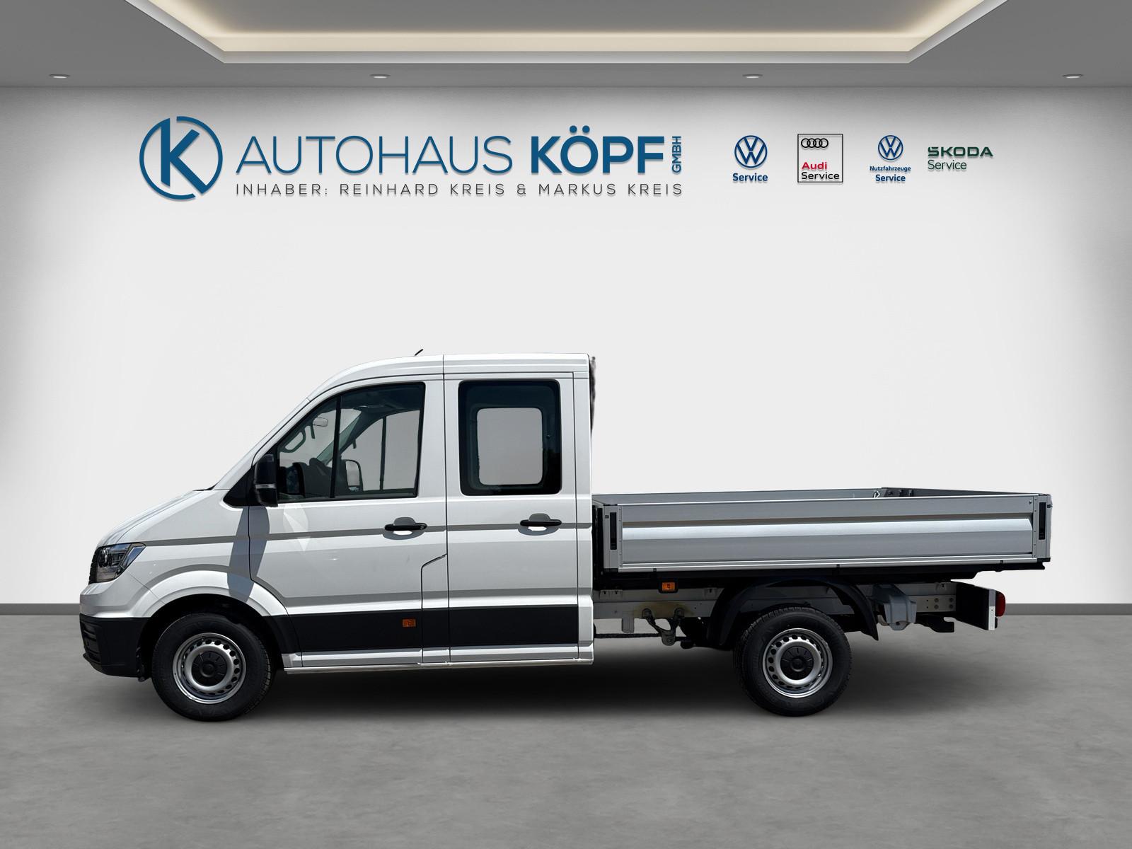 Volkswagen Crafter Doka Pritsche 35 MR LED AHK 5 Ja 7Sitze