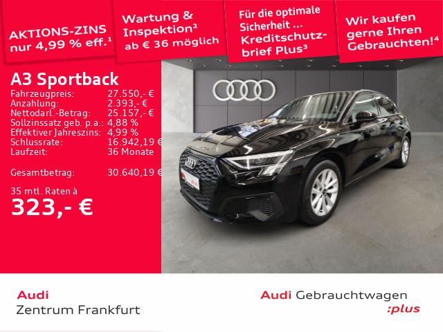 Audi A3 Sportback 35 TDI S tronic LED ACC DAB AHK