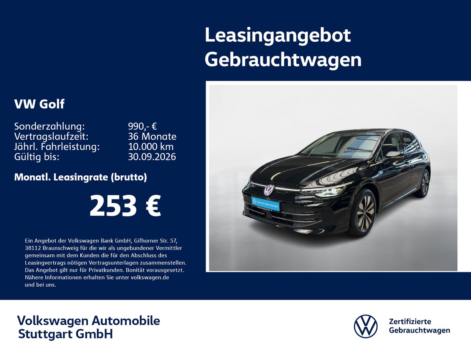 Volkswagen Golf 8 Goal 2.0 TDI DSG Navi AHK Kamera