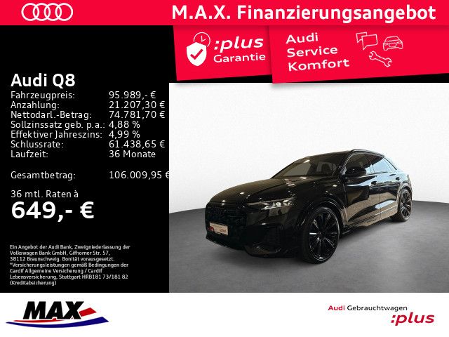 Q8 50 TDI QUATTS LINE AHK+MATRIX+PANO+HUD+RAUTE+
