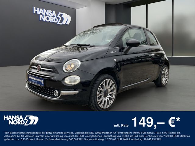 Fiat 500C DolceVita NAVIGATION PDC ALUFELGEN KLIMA