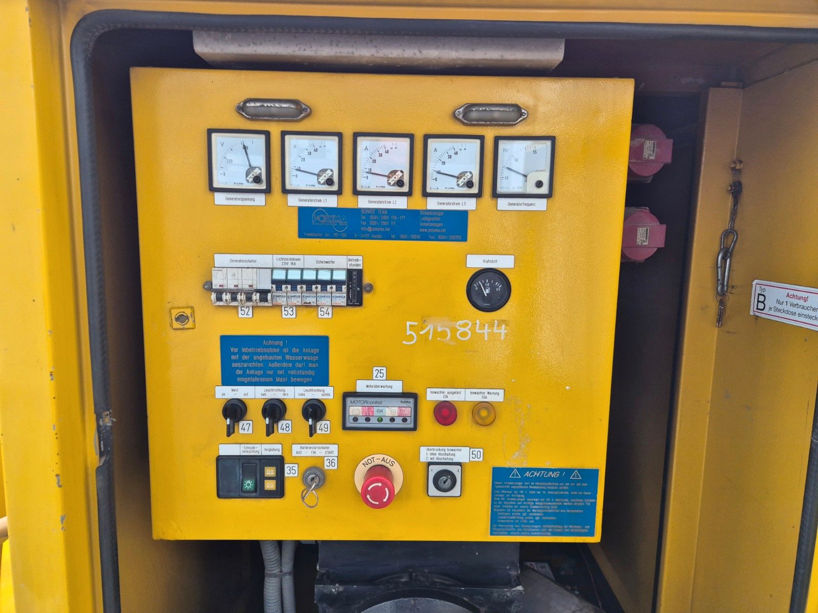 Fahrzeugabbildung Andere Polyma LA0400185T68W Lichtmastanhänger