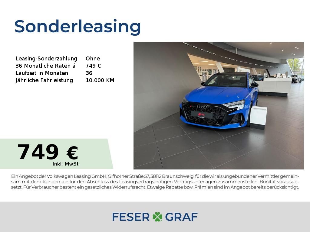 Audi RS3 Limo Matrix/RS-AgA/VMax290/Keramik/Pano