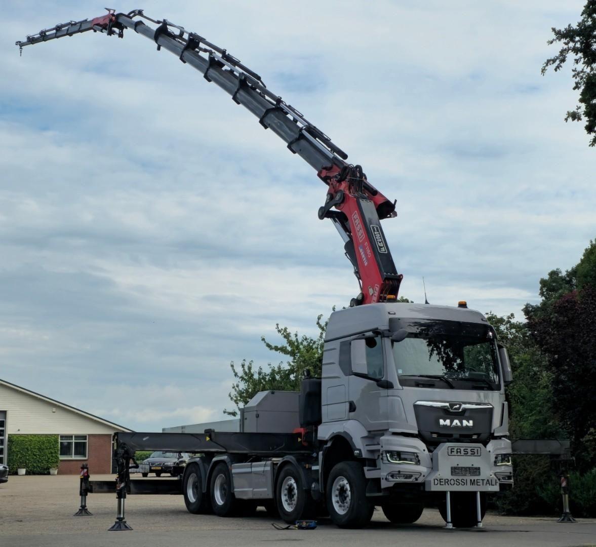 MAN TGS 37/510 8x4 FASSI 115tm KRAN/ FYJIB/WINDE/ TR