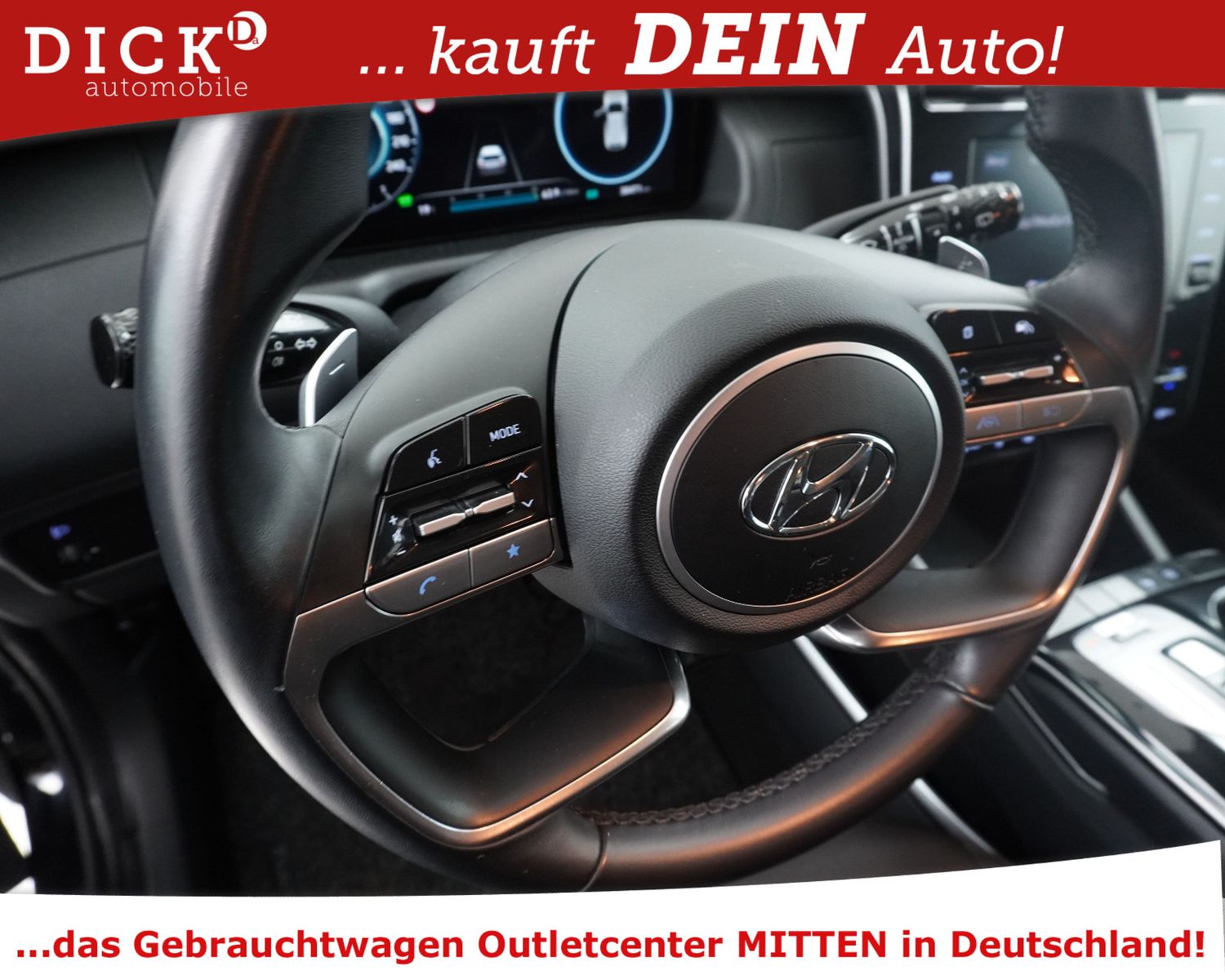Fahrzeugabbildung Hyundai Tucson 1.6 T-GDI Hyb 4WD >NAVI+KAM+VIRTU+ACC+19"