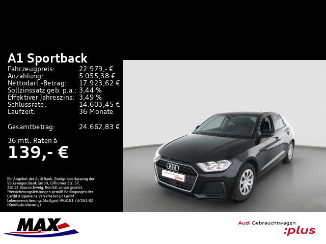 A1 Sportback 30 TFSI ADVANCED VCP+DAB+PDC+ALU16"