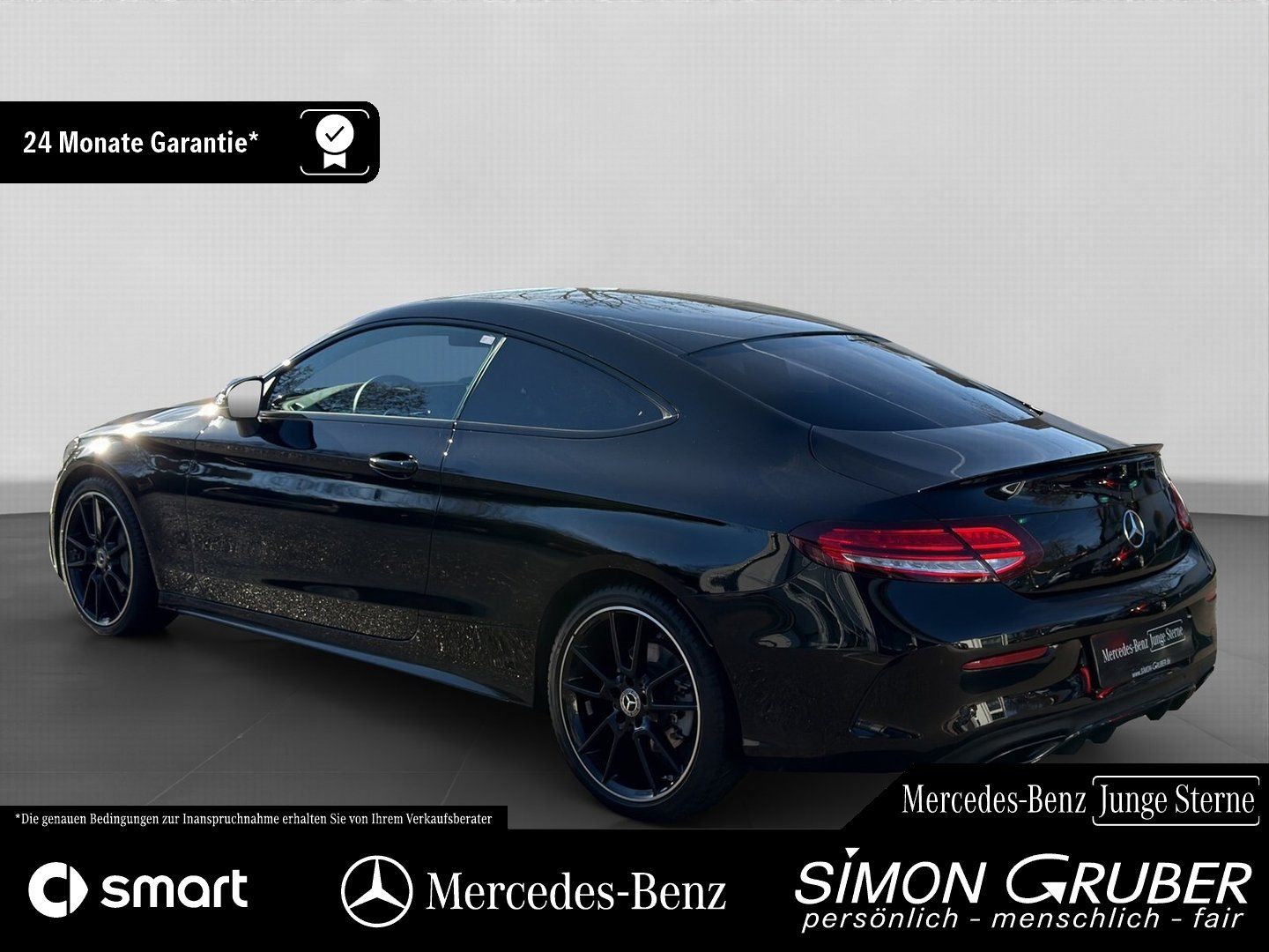 Fahrzeugabbildung Mercedes-Benz C 180 Coupé 2*AMG PLUS Night AHK SHZ LED Kamera