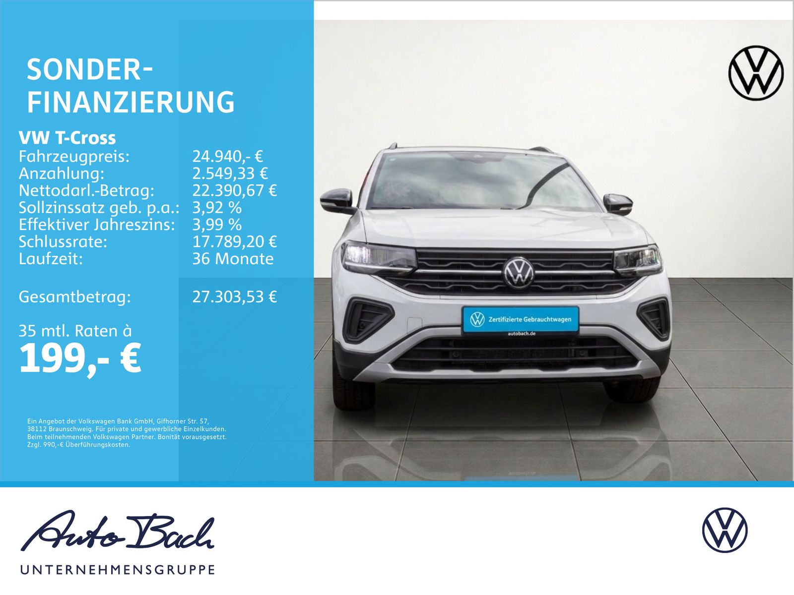 Volkswagen T-Cross 1.0 TSI DSG Goal AHK Navi LED App-Co foto 2