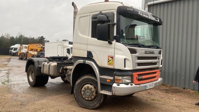 Scania P380 4x4 - MANUAL GEARBOX - FULL STEEL SPRING /