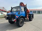 Unimog U 427 4x4 / Kran Atlas 130 / Winde - Unimog 427