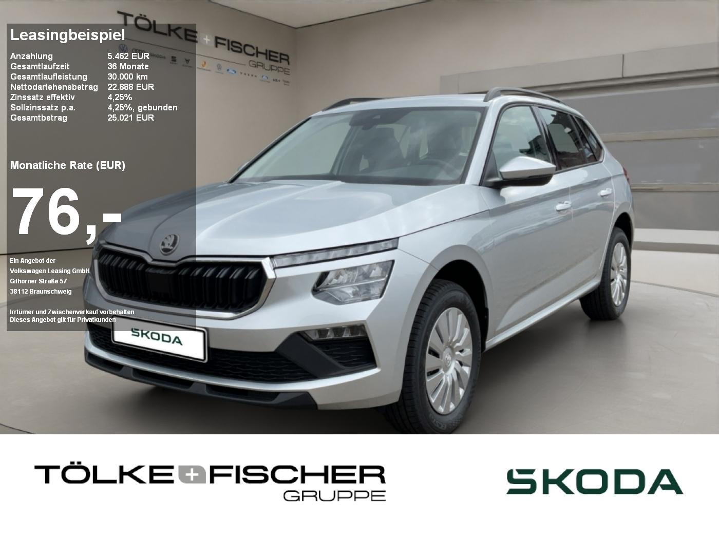 Skoda Kamiq 1,0 TSI Klima Virtual LED PDC SHZ SpurH