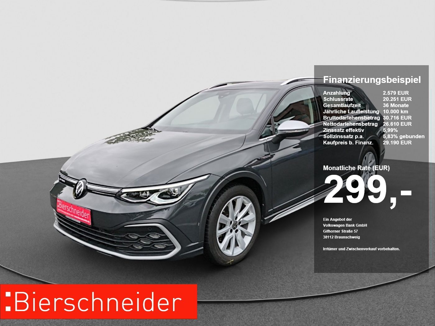Volkswagen Golf VIII Var. 2.0 TDI DSG Alltrack 4Motion NAVI