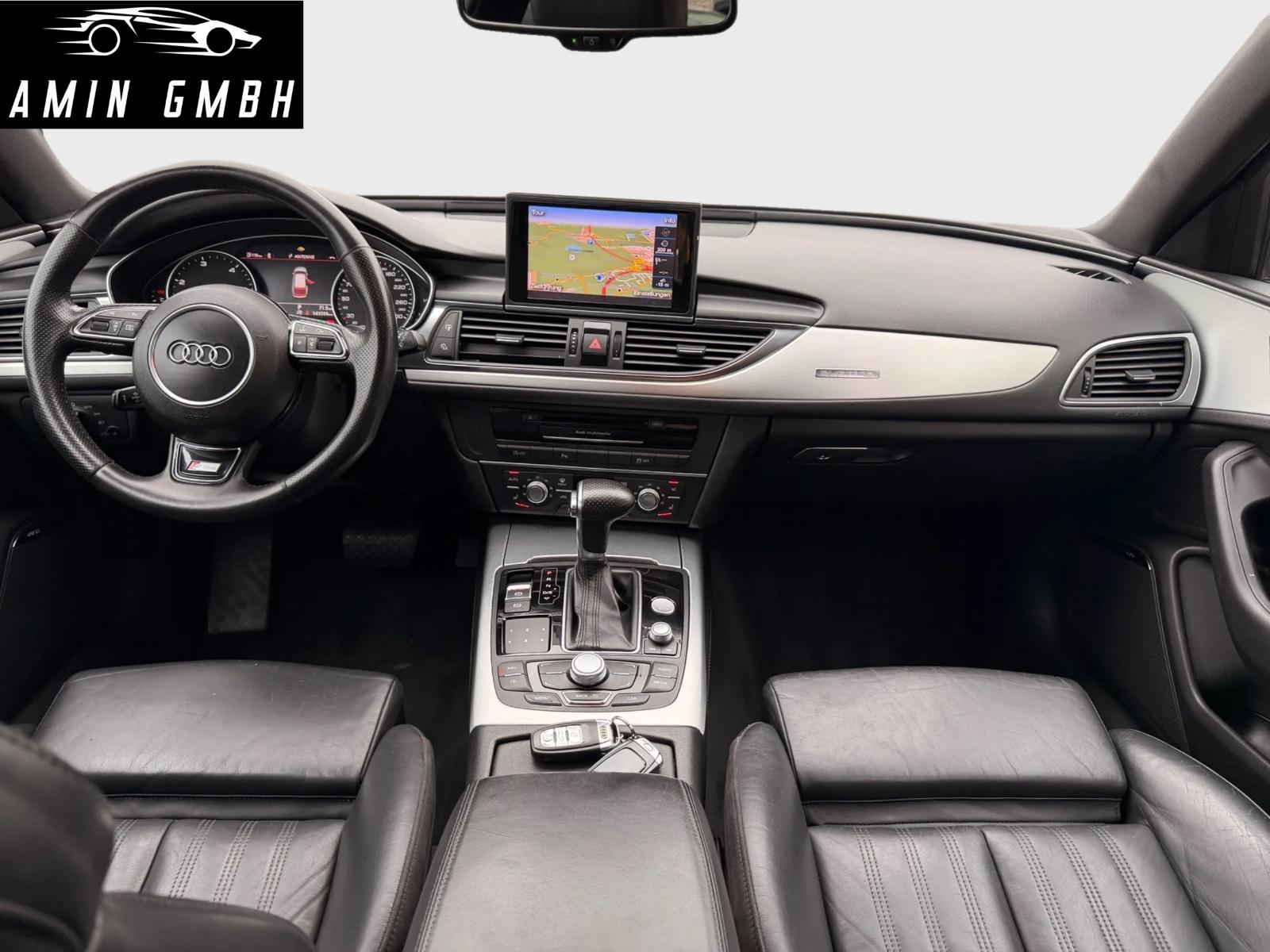 Audi A6 Avant 3.0 BiTDI quattro 313 ch S line • Boîte auto • Cuir Valcona • GPS MMI Touch • BOSE • 20"