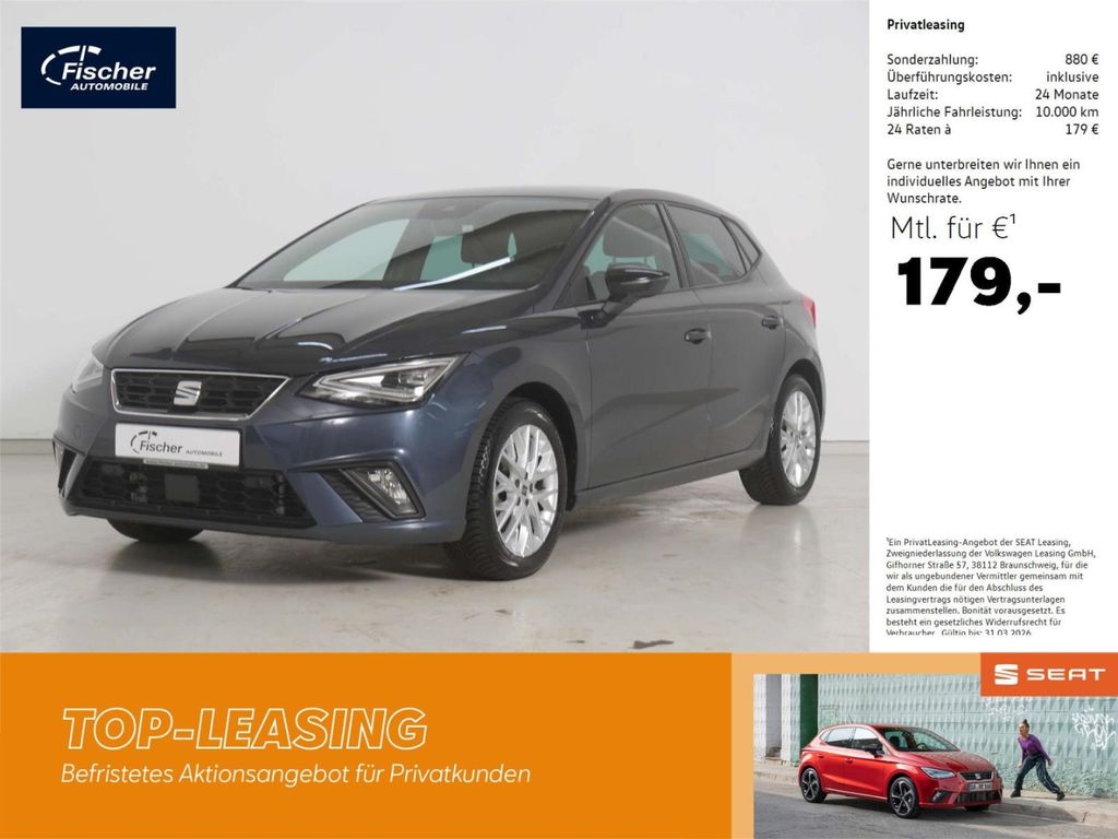 Seat Ibiza 1.0 TSI FR DSG LED/NAV/Virt./ACC/RFK/SH