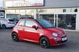 Fiat 500 S Cabrio l LEDER l KLIMA l - Fiat 500: Rot, Cabrio