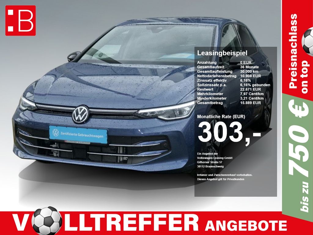 Golf 8 2.0 TDI DSG Goal LED-PLUS NAVI AHK