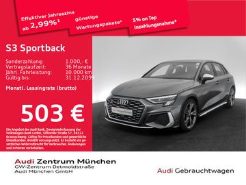 Audi Leasingangebot: Audi S3 Sportback TFSI S tronic Pano/B&O/Navi+