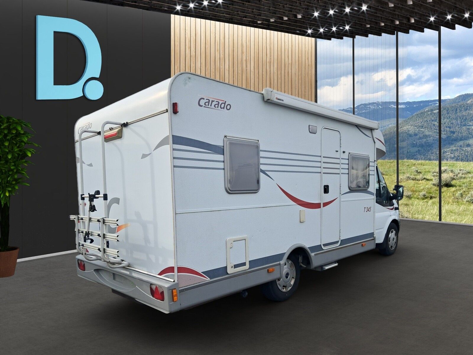 Fahrzeugabbildung Carado T 345 Fahrradträger,Radio,Heckbad