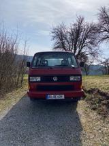 Volkswagen T3 Multivan I komplett restauriert I Oldtimer - rote Volkswagen T3 Multivan