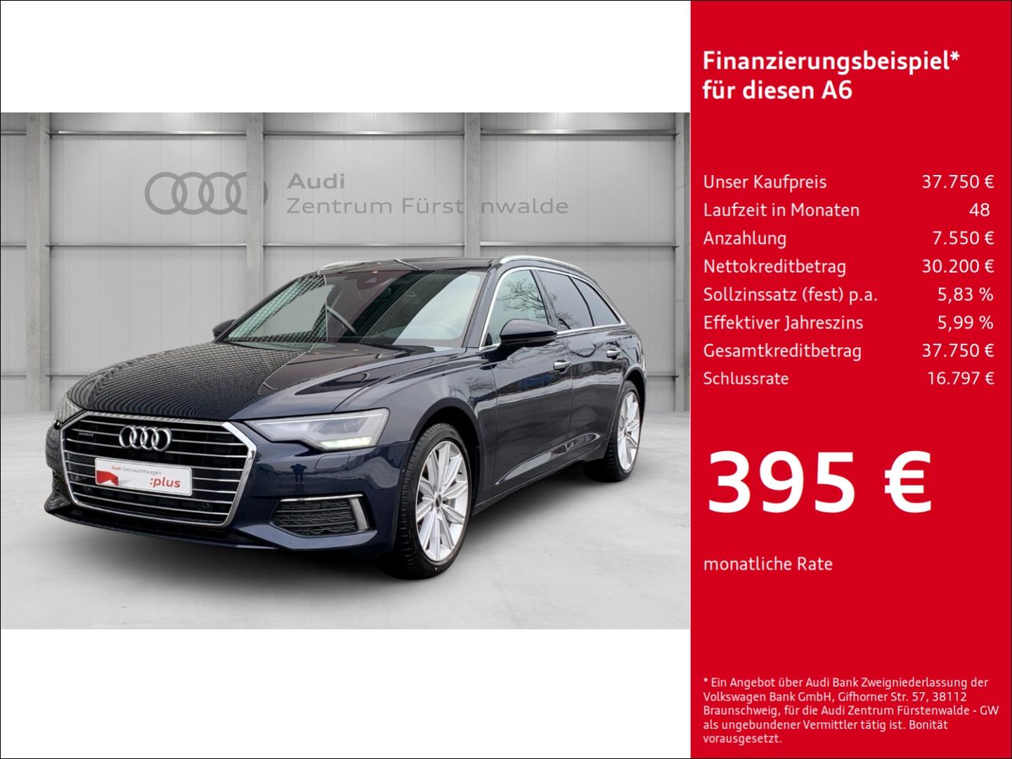 Audi A6 Avant 50 TFSI e quattro S tronic design El. P