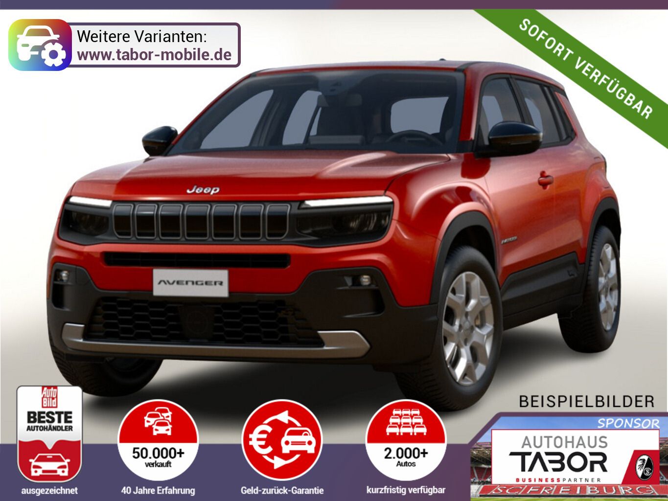 Jeep Avenger Hybrid Altitude Kam KlimaA ACC UVP-29%*