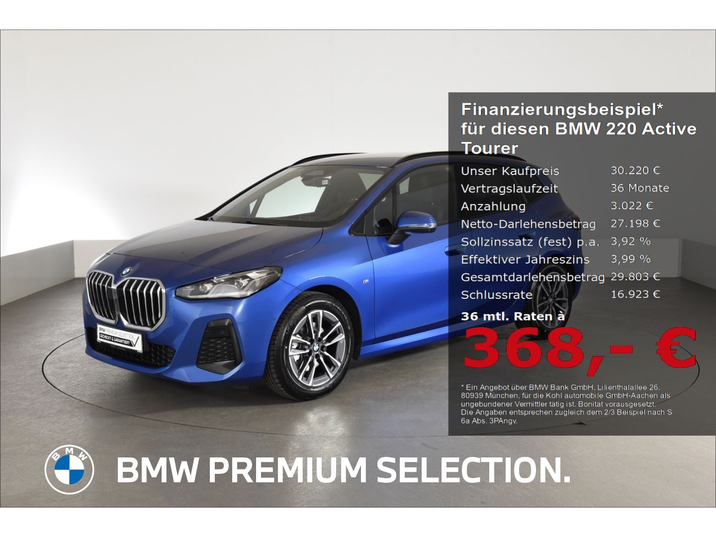 BMW 220 Active Tourer i M Sport Anhängerkupplung DAB