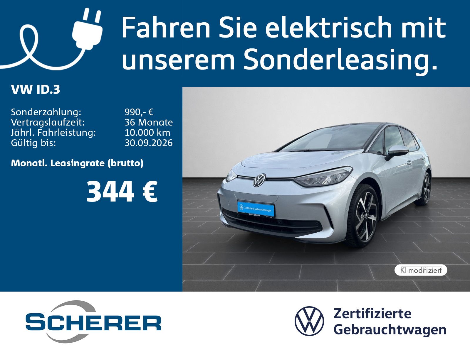 Volkswagen ID.3 Pro 58 kWh Move ACC+Kamera+Navi+App+Climatr