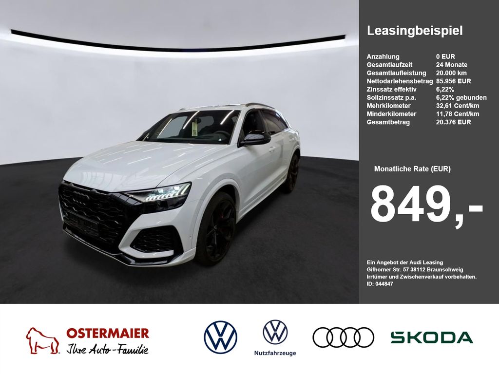 Audi RS Q8 600PS. LEDER.KERAMIK.PANO.AHK.STHZG.DYNAMI