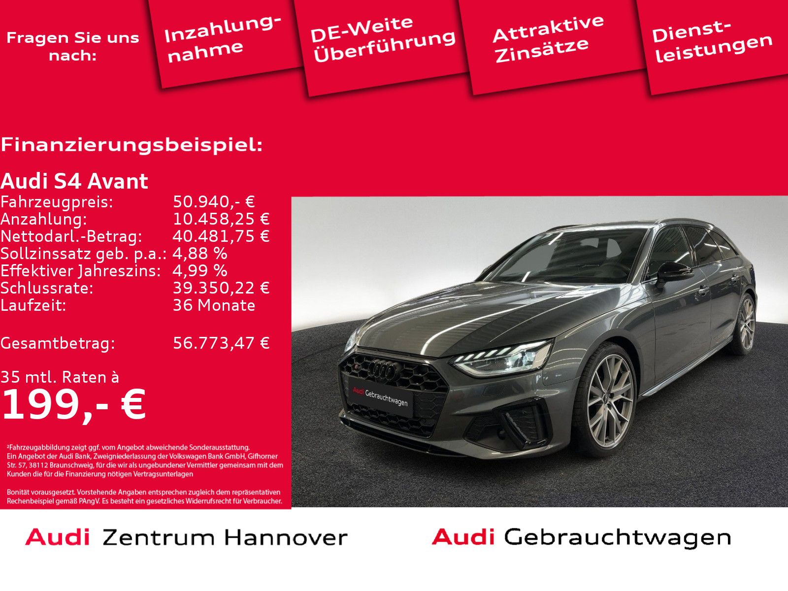 Audi S4 Avant 55 TDI quattro Head-Up Matrix B&O Kamer