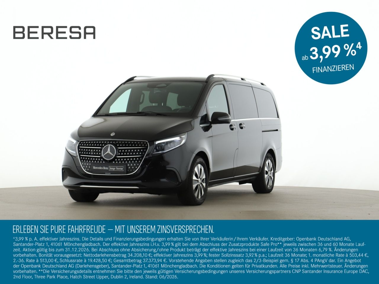 MERCEDES-BENZ V 300 d Lang 4M Avantgarde Airmatic Pano Burmest