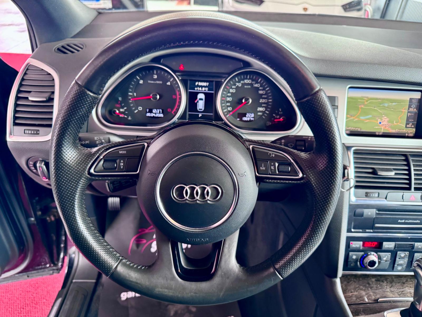 AUDI Q7 4.2 TDI QUATTRO 340ch - S LINE - SUSPENSION PNEUMATIQUE - ATTELAGE - JANTES 21" - CLIMATISATION