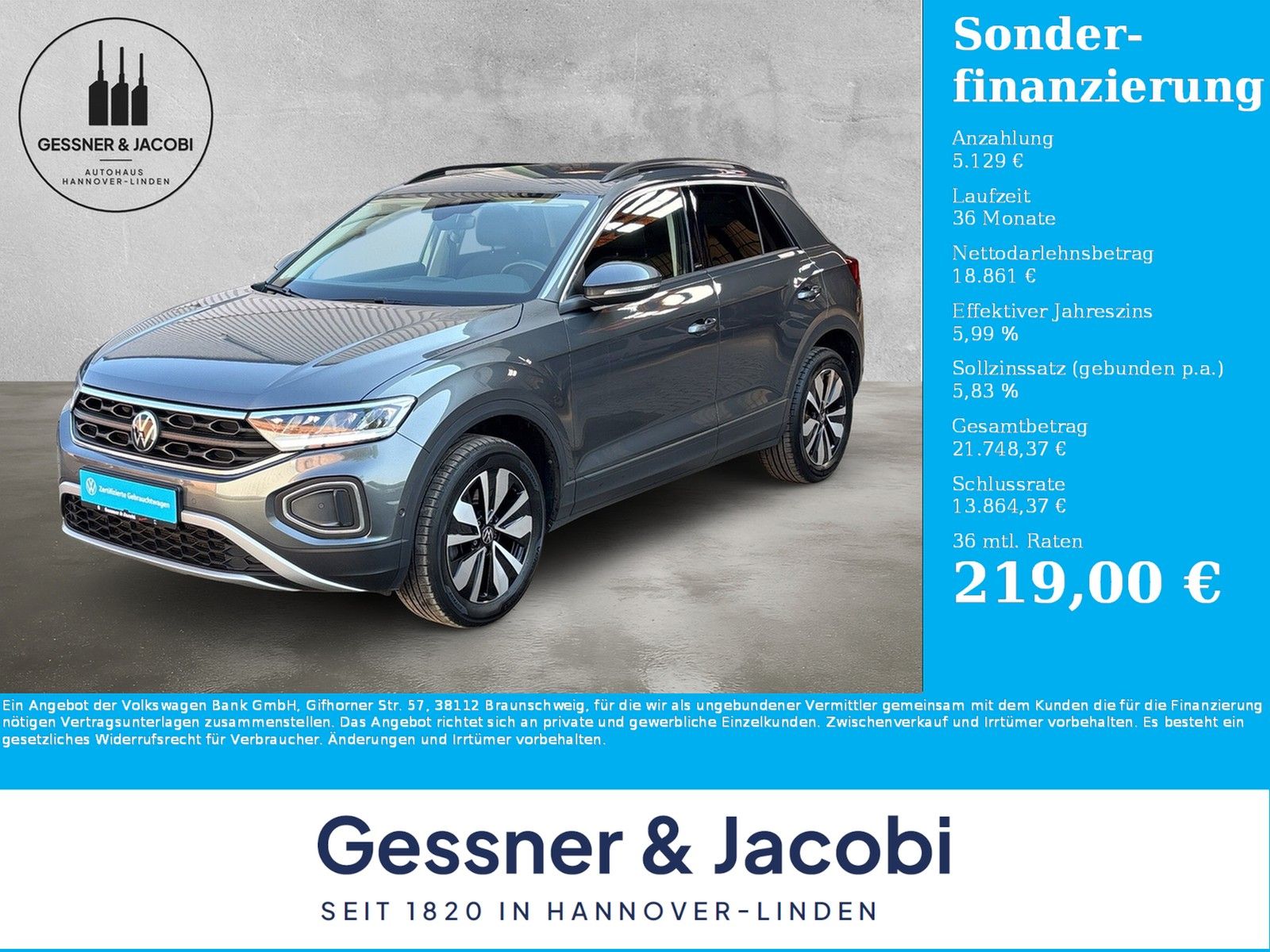 Volkswagen T-Roc Move 2.0 TDI DSG AHK RFK App-Connect