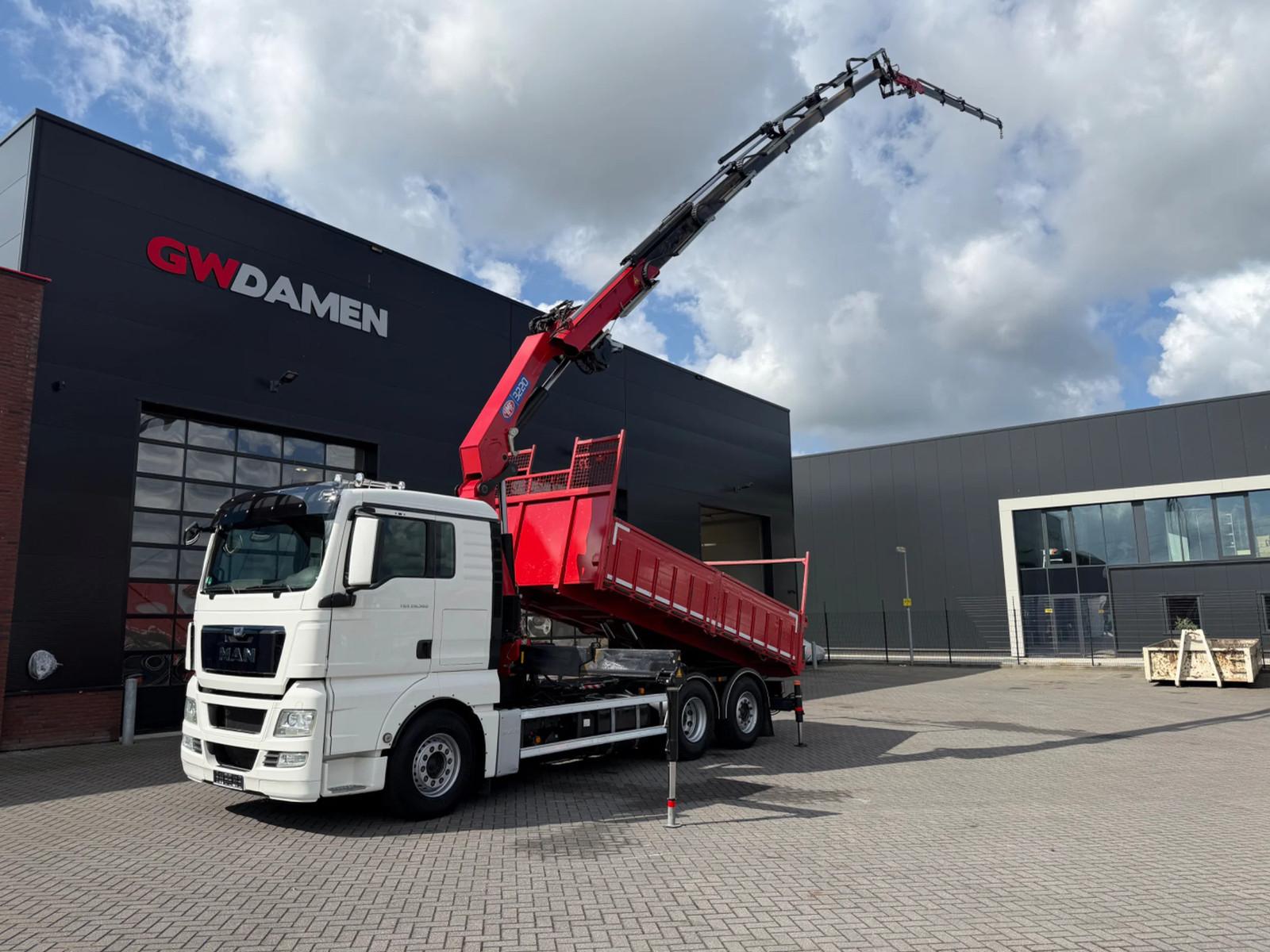 MAN TGX 26.360 6x2 Kipper/Kraan HMF 3220+Flyjib,winc