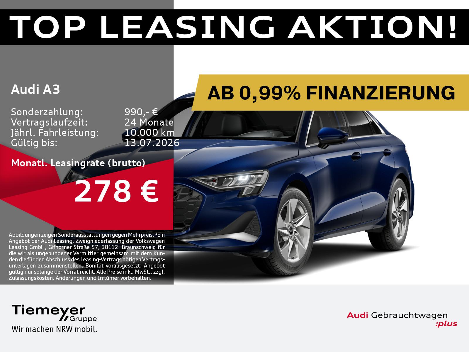 Audi A3 Limo 35 TFSI ADVANCED LM17 SITZHZG PDC