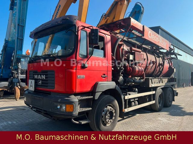 MAN 27.403 Silent/6x4 Blatt Saugu.Druckwagen/Kroll