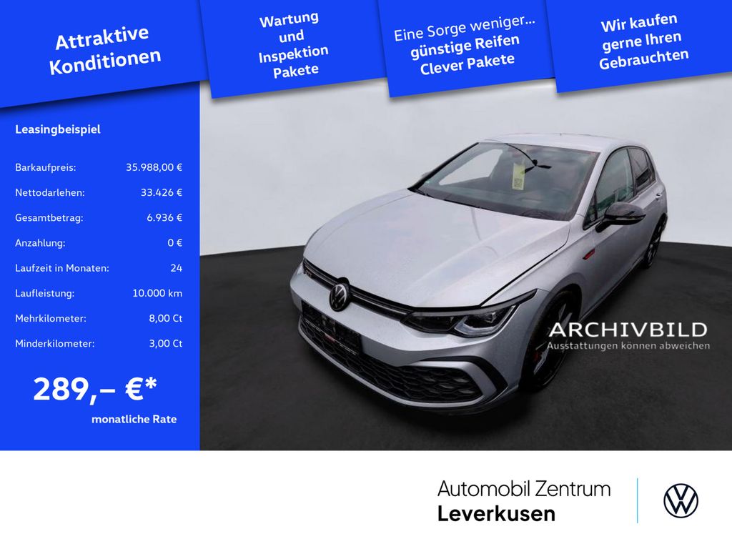 Golf VIII GTI DSG KAM SITZBELÜ NAVI VIRT MEMORY