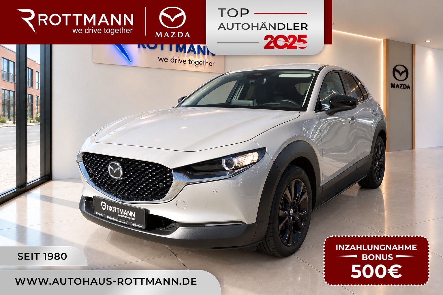 Mazda CX-30 140ps Aut. Homura /KeyLess/ACC/Qi/NAVI/SHZ