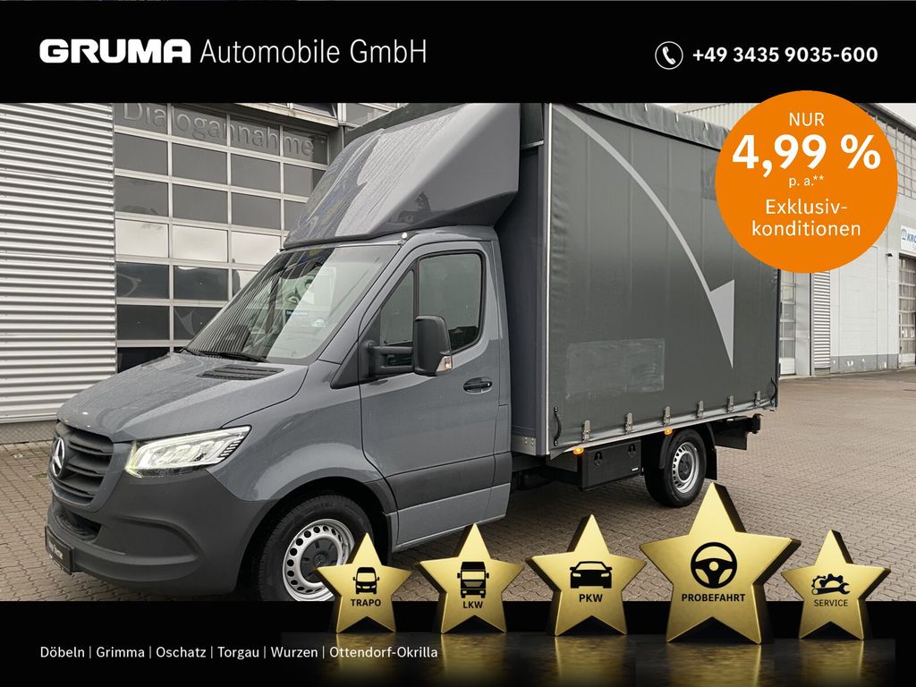 Mercedes-Benz Sprinter 319 CDI L2+SCHIEBEPLANE +AUTOM+MBUX+NEU