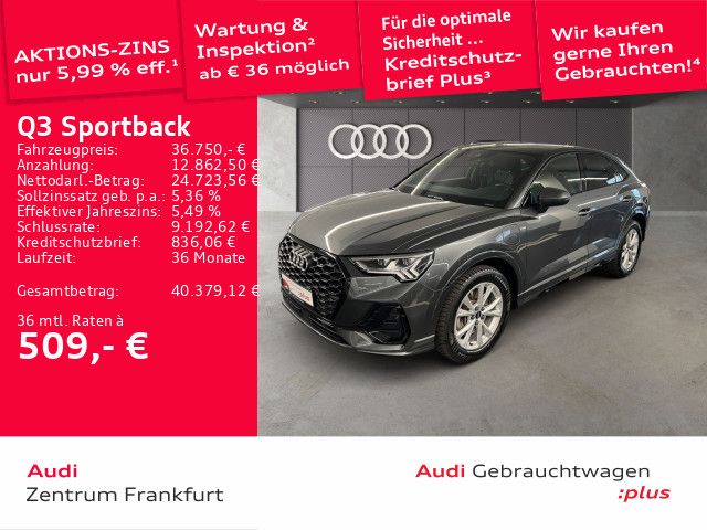 Audi Q3 Sportback 45 TFSI e S tronic S line Navi Pano imagem 2