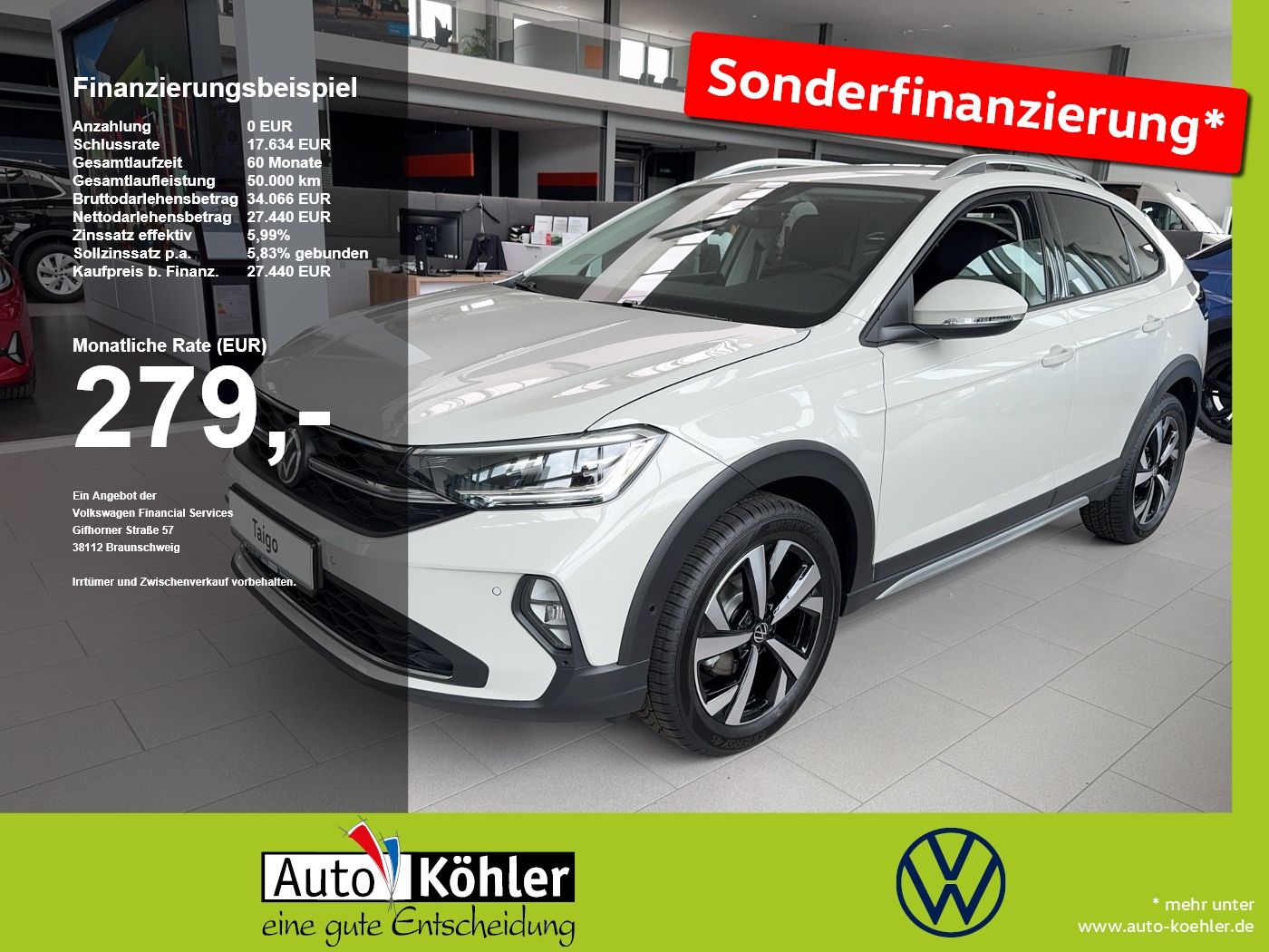 Volkswagen Taigo Style AHK/CarPlay/Kamera/Matrix/ACC/AHK
