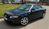 Audi A4 2.0 TDI Cabrio S-Line Schwarz Leder rot - Audi A4 aus 2007: Line