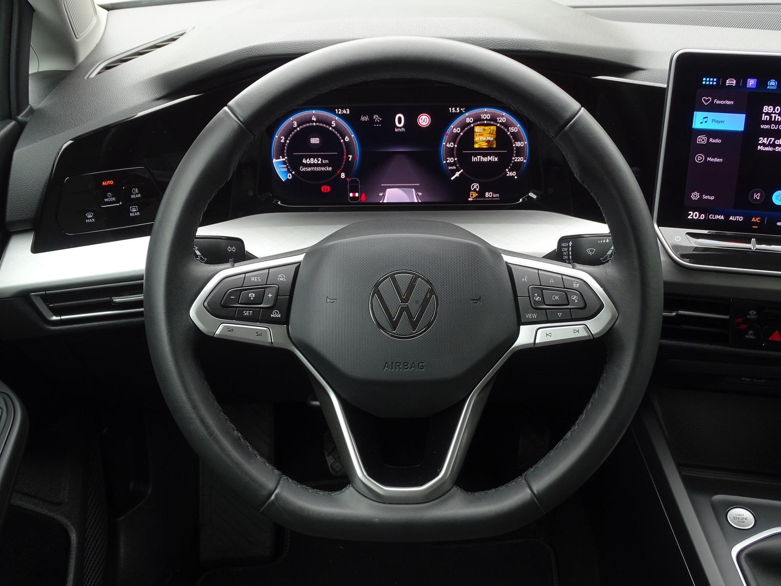 Volkswagen Golf VIII 16V TSI Life LED ACC Android Apple USB, миниатюра 17