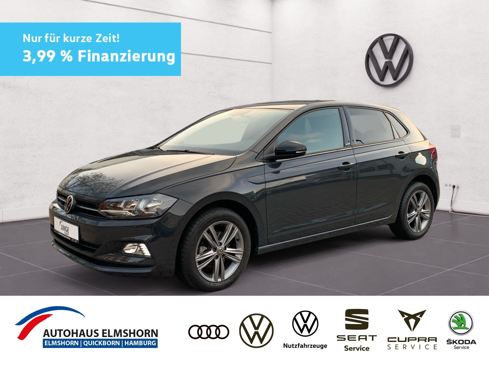 Volkswagen Polo United 1.0 TSI 3,99% NAV APP KAM PDC SHZ