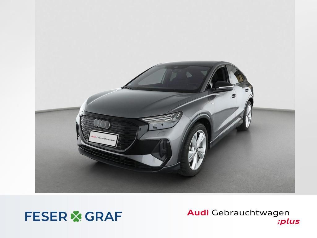 Audi Q4 Sportback e-tron 45 S line-AHK-HuD-Matrix-Wär